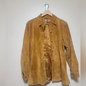 Rafaella vintage leather shacket size small